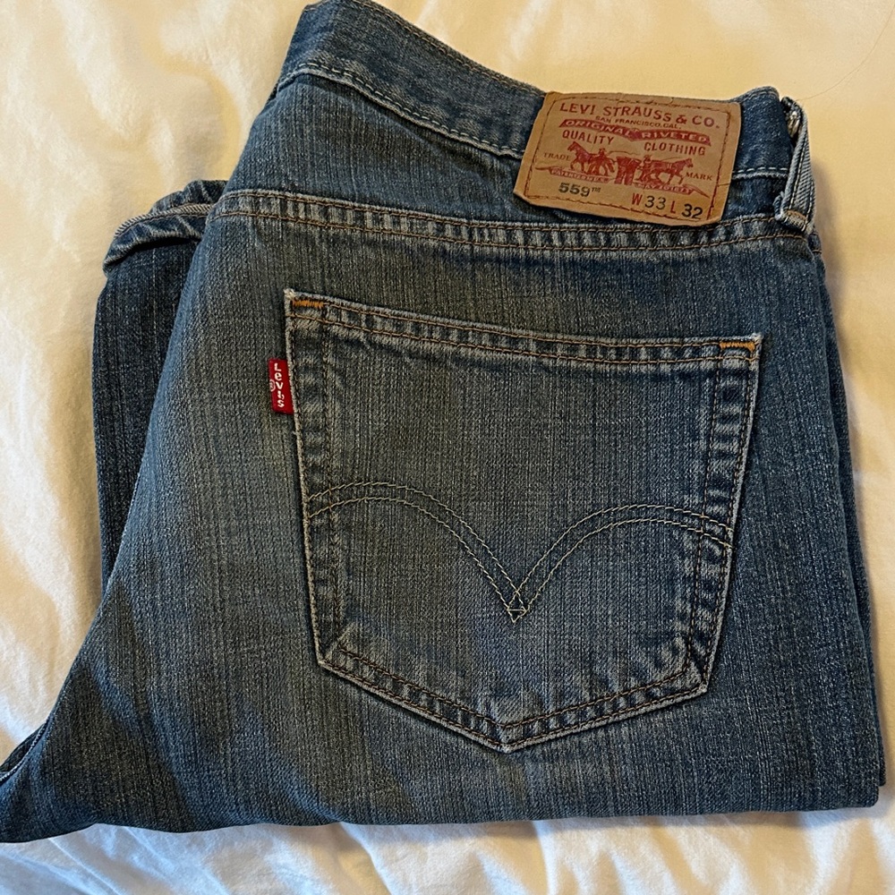 Levi's Relaxed Fit Dark Blue Jeans